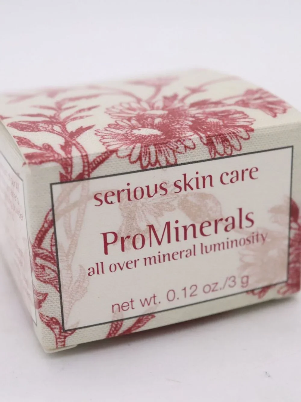 Serious SkinCare ProMinerals All Over Luminosity Powder TOUCH of PINK 3 gram NEW